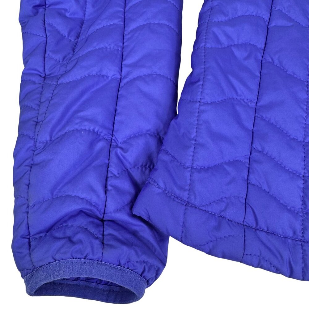 The North Face TNF Womens Quilted Jacket Purple XS Nylon Lightweight Full Zip - Picture 12 of 16